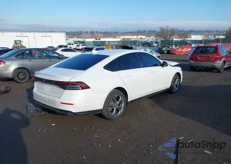 2025 Honda Accord Hybrid Ex-L from USA, damaged, VIN 1HGCY2F65SA051960